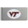 Virginia Tech Hokies Brushed Metal Money Clip